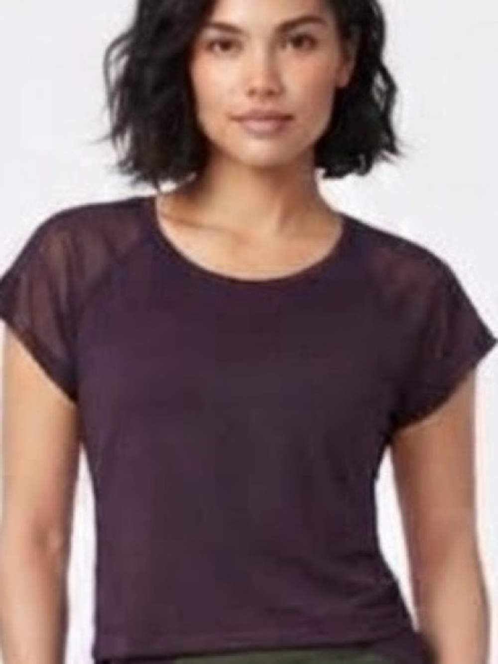 C9 by Champion Women's Short Sleeve Mesh Insert Tee